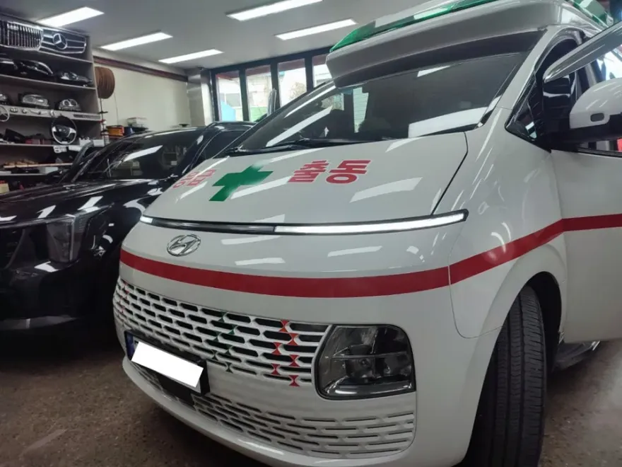 Hyundai Staria lighting upgrade installation result