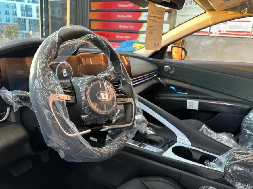 Hyundai Elantra CN7のカーフィルム施工事例｜費用目安・仕上がり 施工写真 2-3