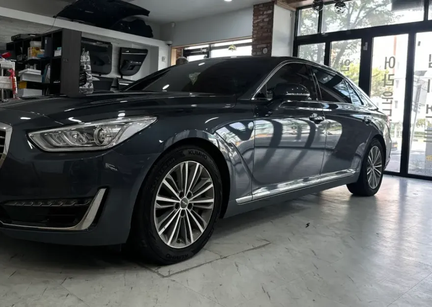 Genesis EQ900 android head unit installation result