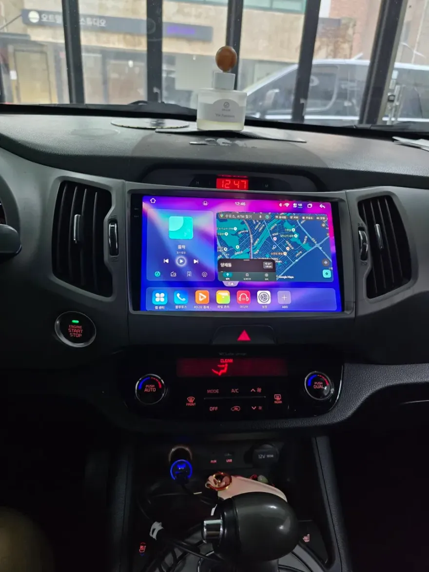 Kia Sportage R surround view camera installation result
