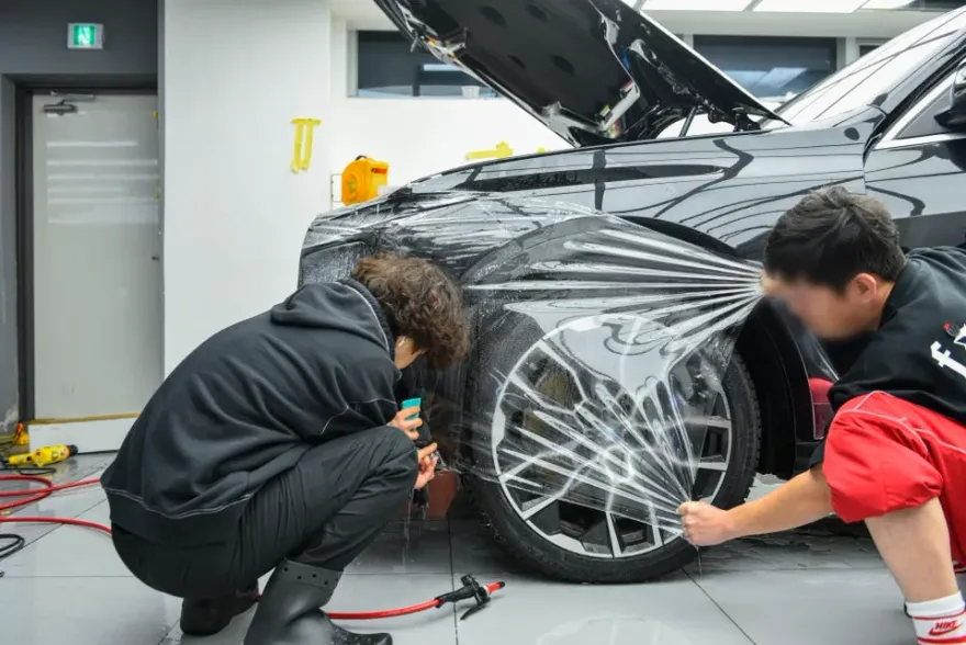 BMW X7のPPF施工事例|韓国での費用目安と仕上がり 施工写真 3-3
