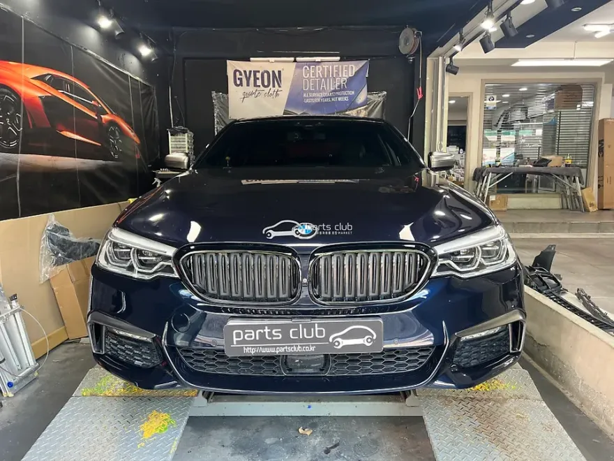 BMW 5 Series G30 body kit installation result