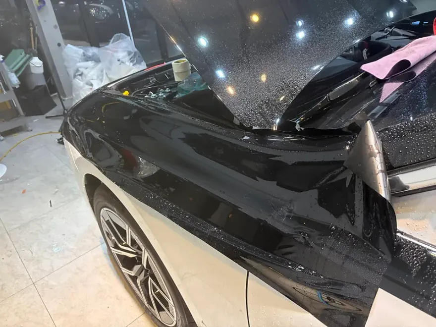 BMW 7 Series ppf - BMW 7 Series PPF Review: Custom Two-Tone & Chrome Delete photo 4