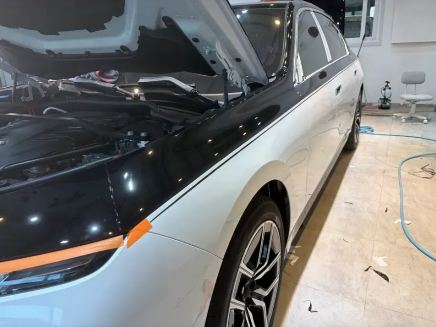 BMW 7 SeriesのPPF施工事例 施工写真 1-3