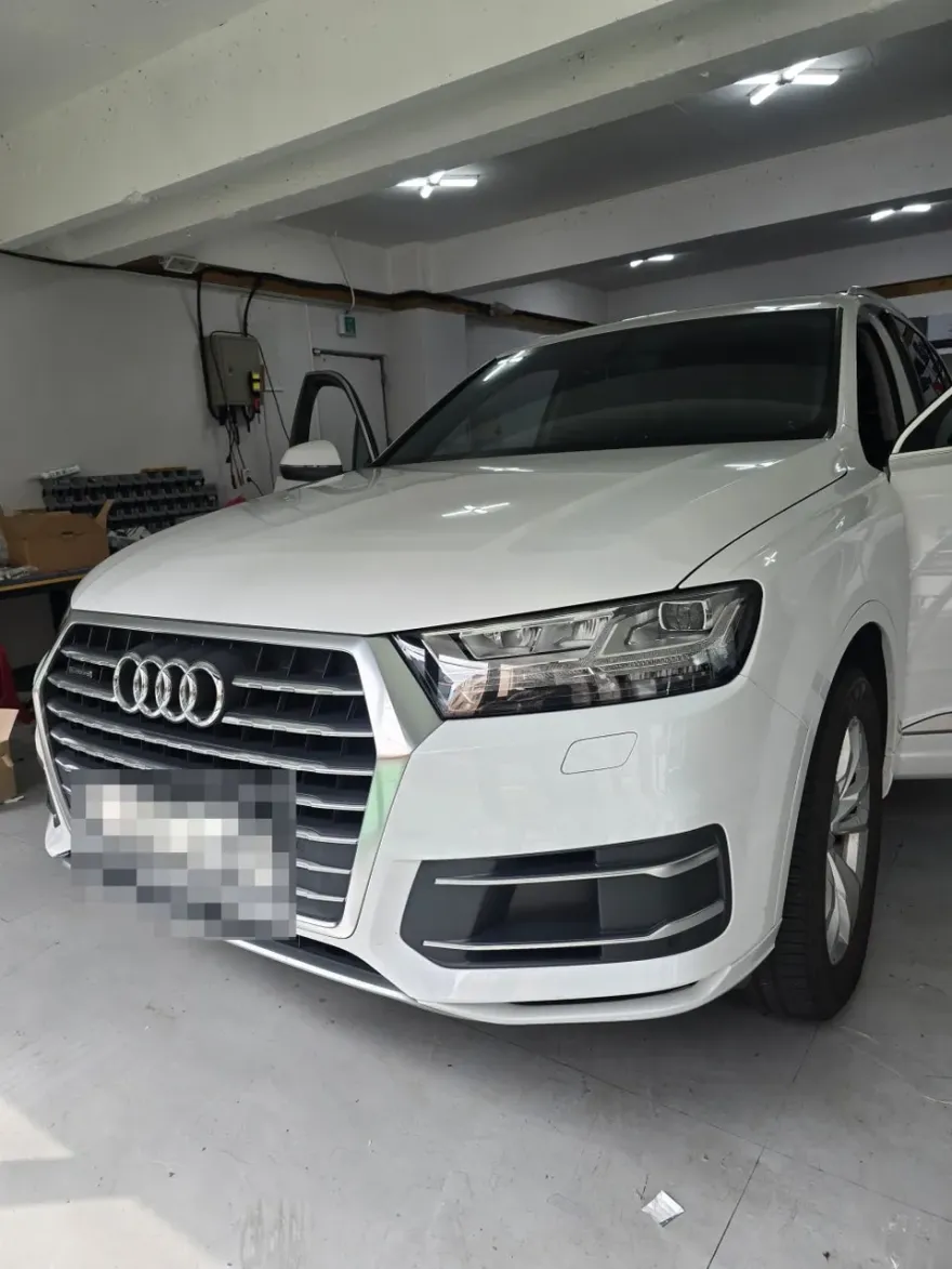 Audi Q7 android head unit installation result