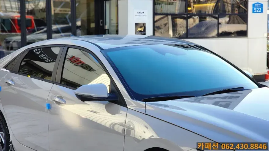 Hyundai Elantra CN7のカーフィルム施工事例｜費用目安・仕上がり 施工写真 2-3