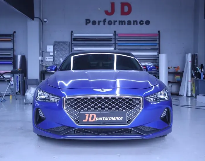 Genesis G70のカーラッピング事例|費用目安・仕上がり 施工写真 1-1