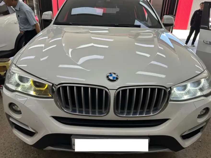 BMW X4 lighting upgrade installation result