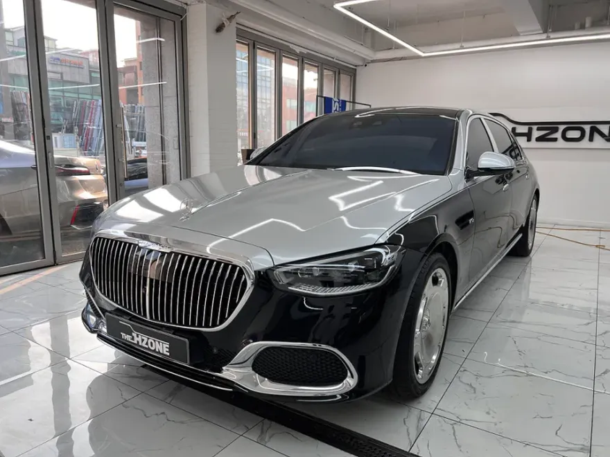 Mercedes-Benz Maybachのカーラッピング事例|費用目安・仕上がり 施工写真 4-2