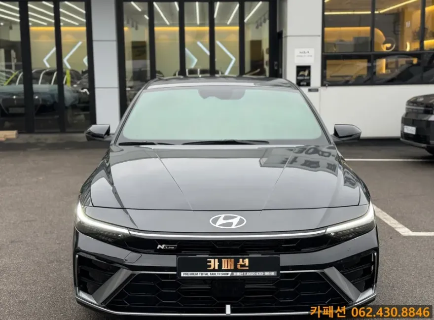 Hyundai Elantra CN7のカーフィルム施工事例｜費用目安・仕上がり 施工写真 2-2