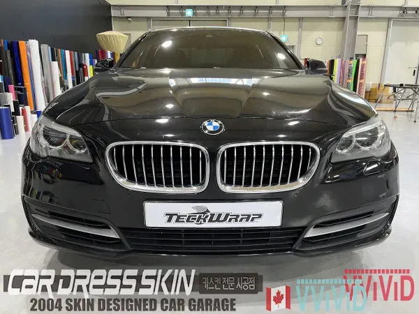 BMW 5 Series F10 カーラッピング事例|費用目安・仕上がり 施工写真 3-1