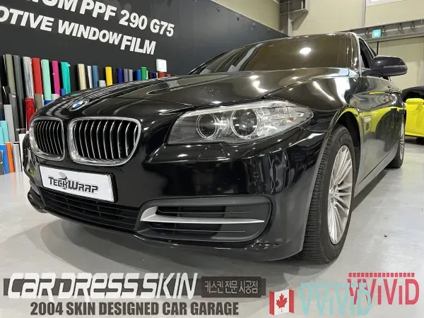 BMW 5 Series F10 カーラッピング事例|費用目安・仕上がり 施工写真 1-2