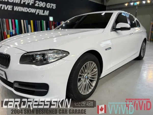 BMW 5 Series F10 カーラッピング事例|費用目安・仕上がり 施工写真 4-2
