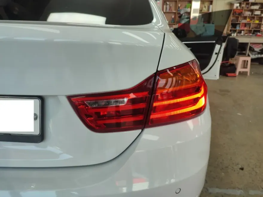 BMW 4 Series F32 lighting upgrade installation result