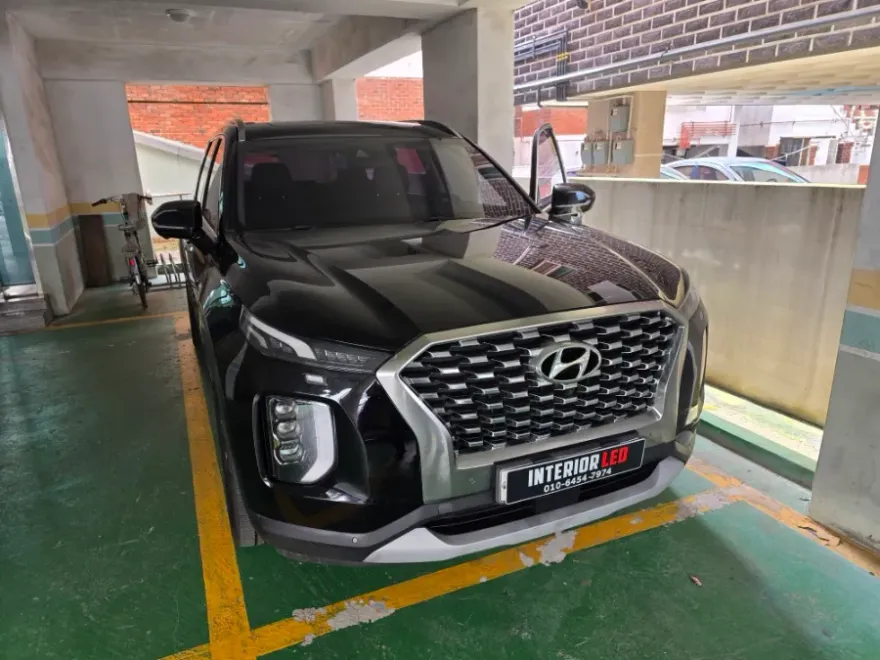 Hyundai Palisade LX2 ambient lighting installation result