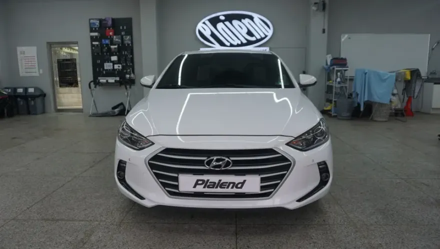 Hyundai Elantra AD lighting upgrade installation result