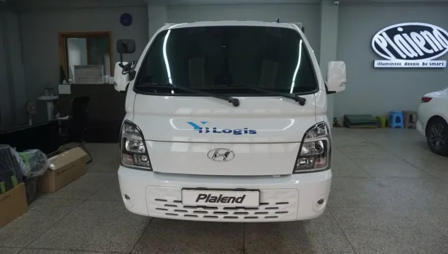 Hyundai Porter 2 lighting upgrade installation result