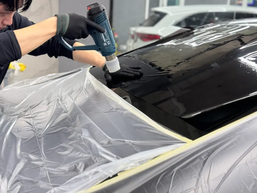 Hyundai Grandeur GN7のカーフィルム施工事例|費用目安・仕上がり 施工写真 1-3