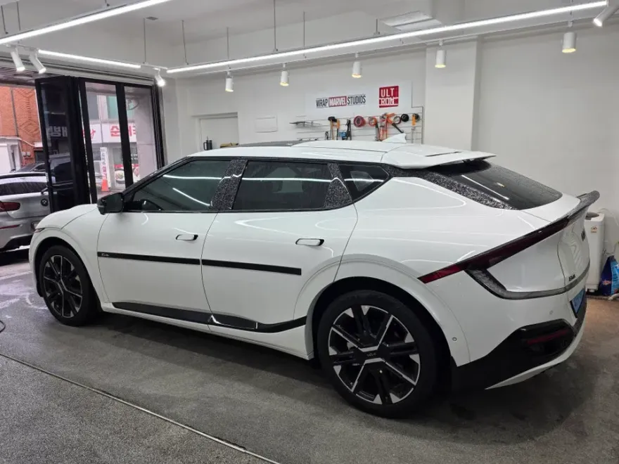 Kia EV6のブラックPPF施工事例|費用目安・仕上がり 施工写真 3-1