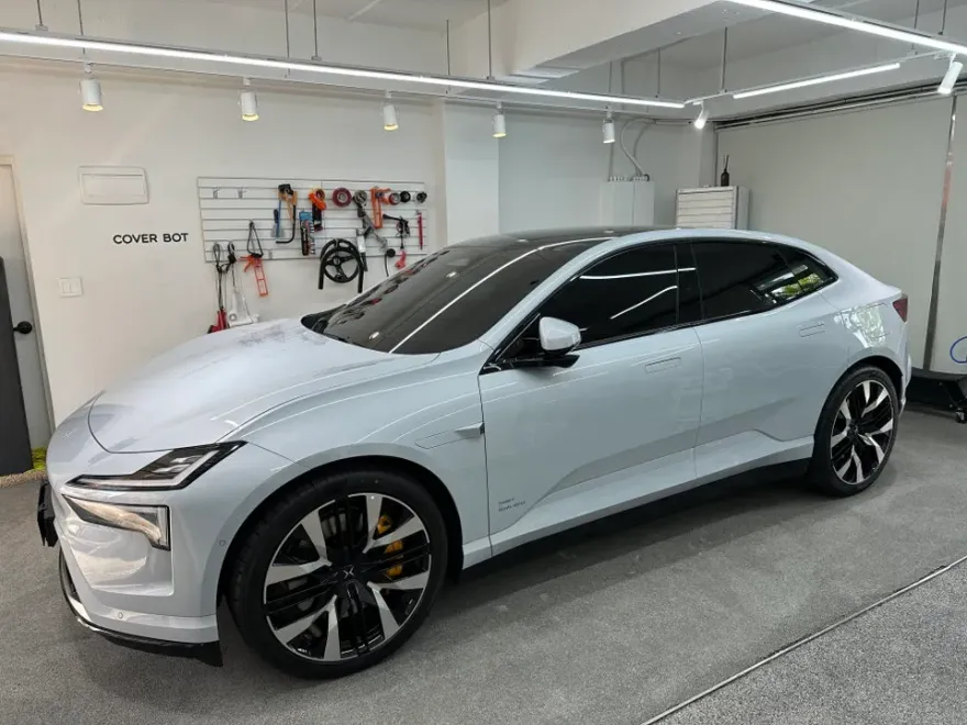 Polestar 4 マットPPF施工事例|韓国実例 施工写真 2-1
