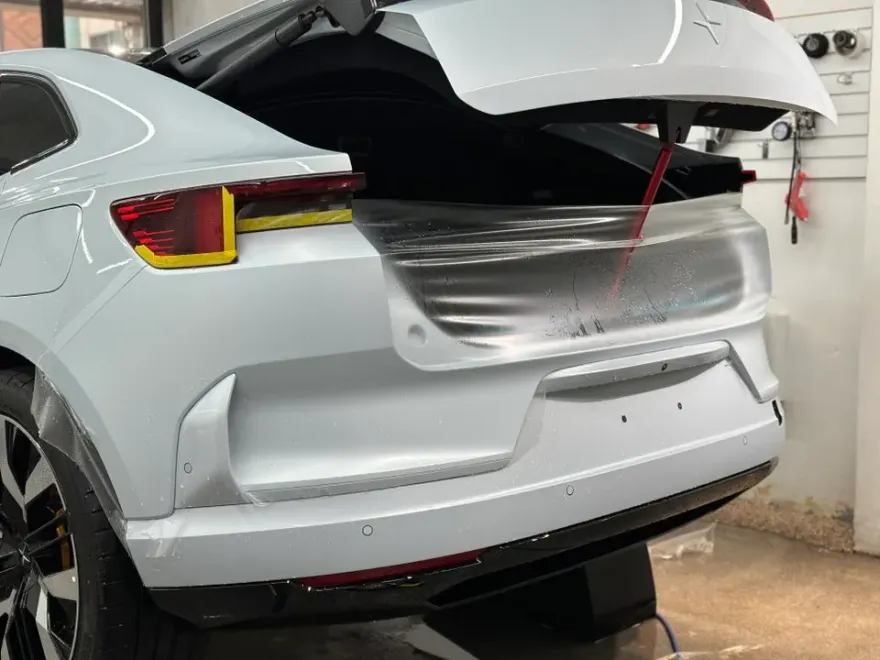 Polestar 4 マットPPF施工事例|韓国実例 施工写真 4-2