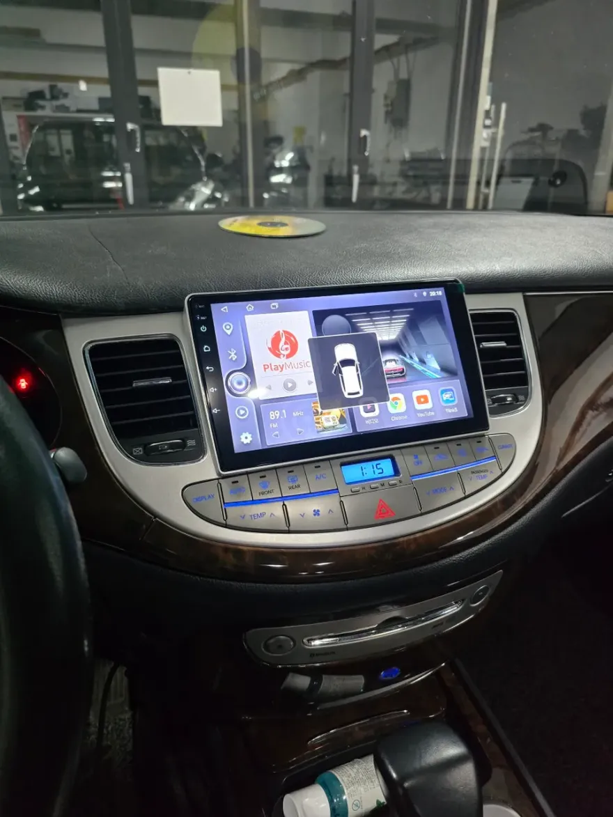 Genesis BHのAndroid Auto・CarPlay取付事例 施工写真 4-1