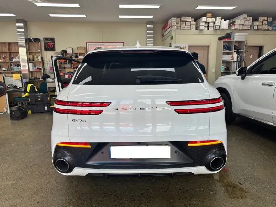 Genesis GV70 lighting upgrade installation result