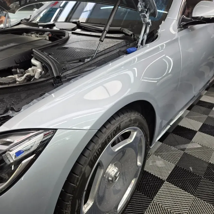 Mercedes-Benz Maybach S580 PPF施工事例|費用目安と仕上がり 施工写真 1-2