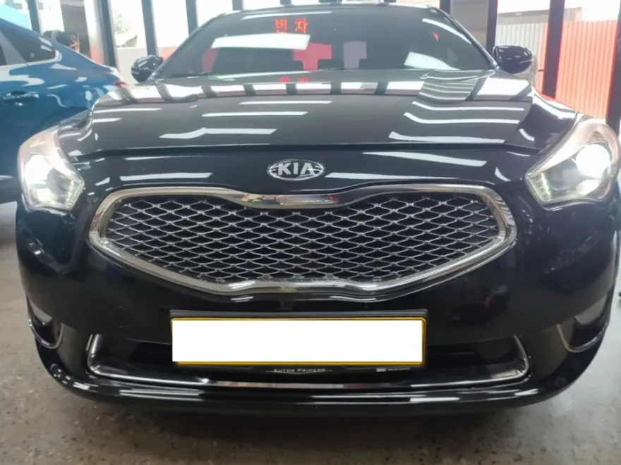 Kia K7 lighting upgrade installation result