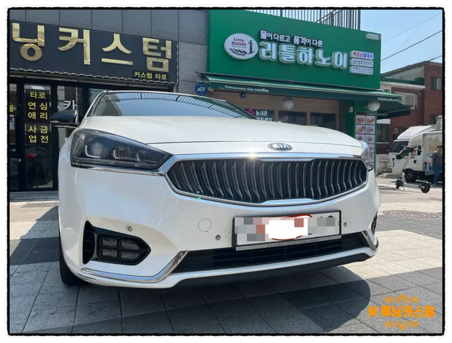 Kia K7のカーラッピング事例|費用目安・仕上がり 施工写真 2-1