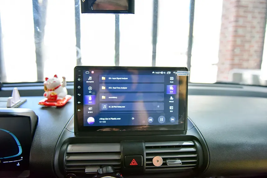 Hyundai CasperのAndroid Auto・CarPlay取付事例 施工写真 3-1