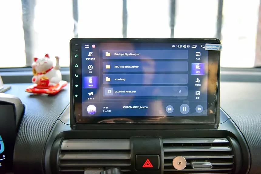 Hyundai CasperのAndroid Auto・CarPlay取付事例 施工写真 1-2