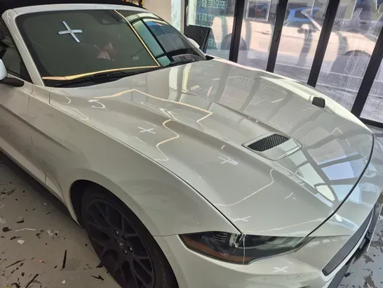 Ford MustangのカラーPPF施工事例|費用目安と仕上がり 施工写真 2-1