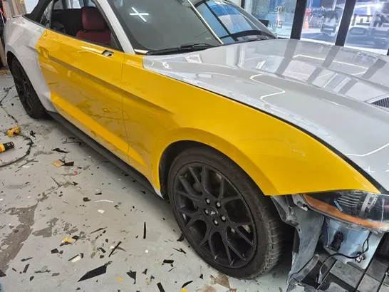 Ford MustangのカラーPPF施工事例|費用目安と仕上がり 施工写真 2-2