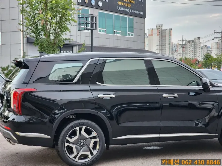 Hyundai Palisadeのカーフィルム施工事例|費用目安・仕上がり 施工写真 1-2