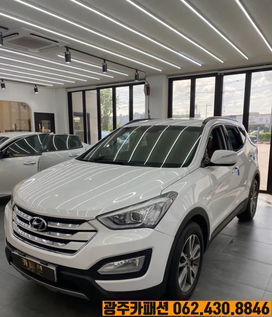 Hyundai Santa Fe DM seat ventilation installation result