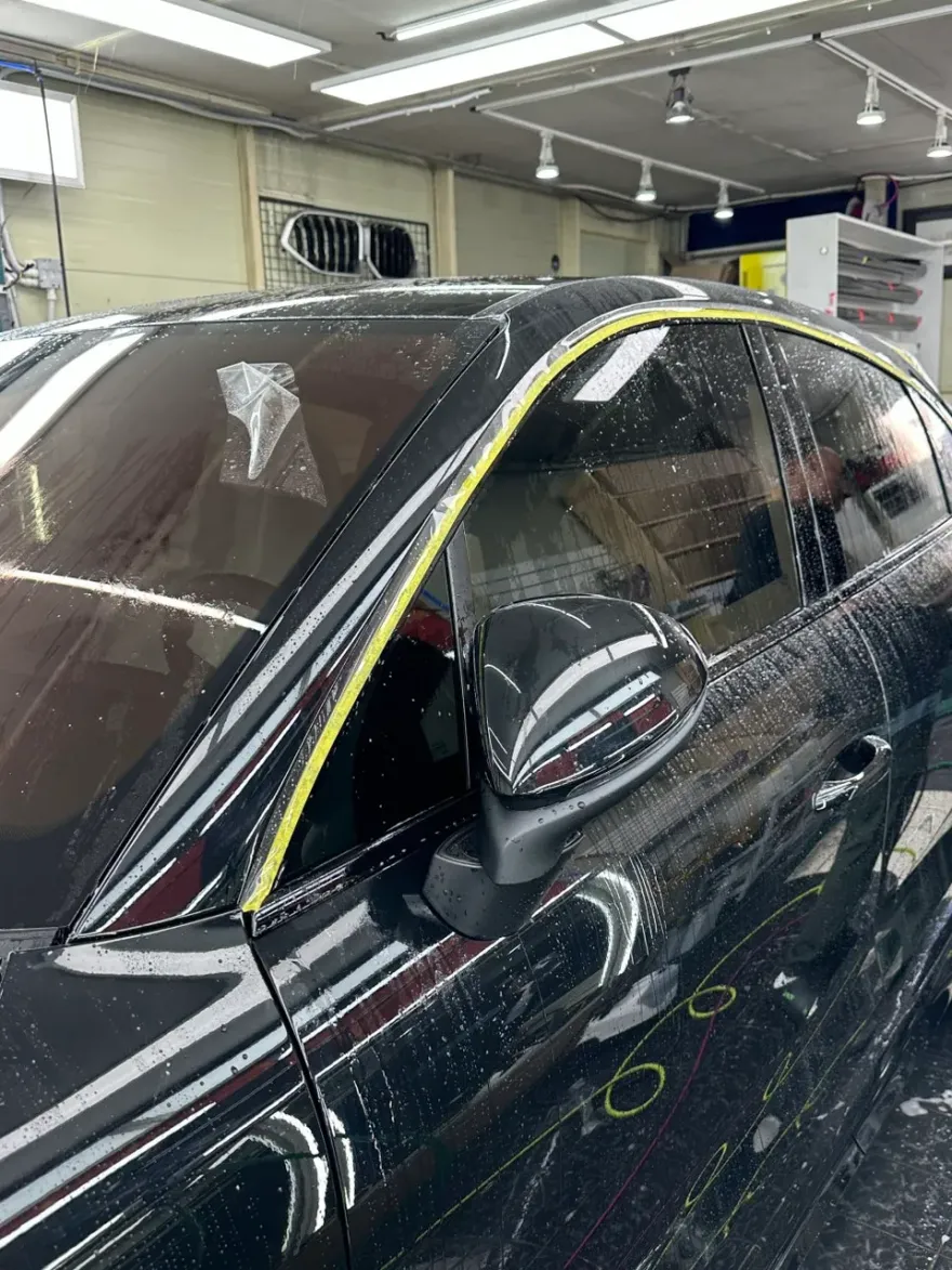 Porsche CayenneのPPF施工事例|韓国での実例と費用目安 施工写真 3-1