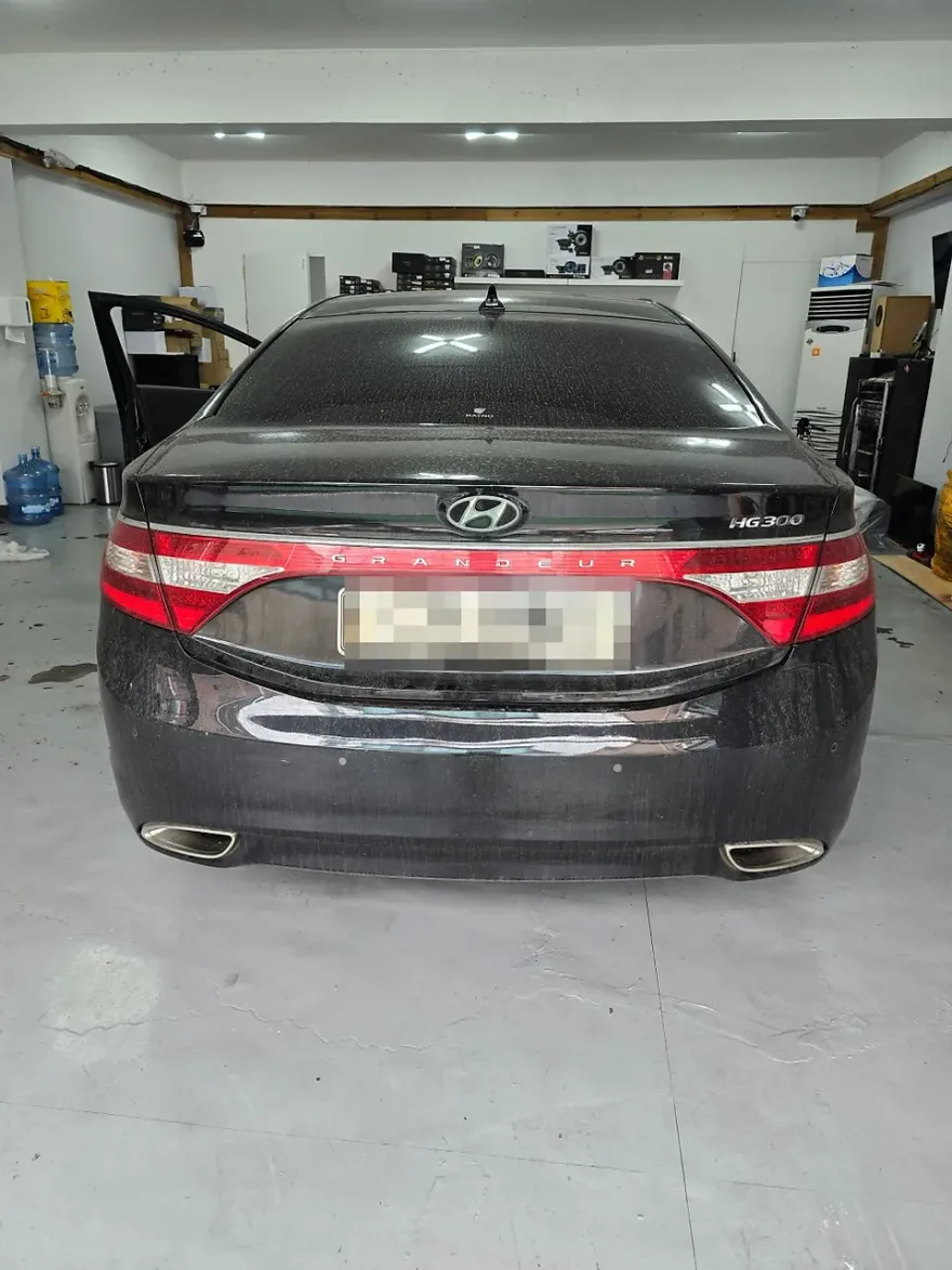 Hyundai Grandeur HG android head unit installation result