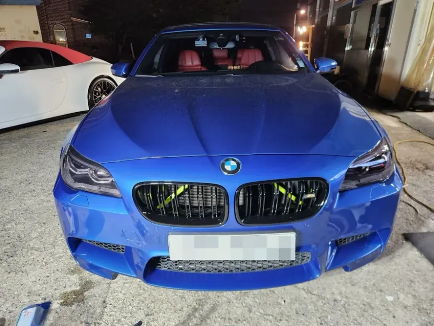 BMW 5 Series F10 PPF施工事例｜費用目安と仕上がり 施工写真 1-2