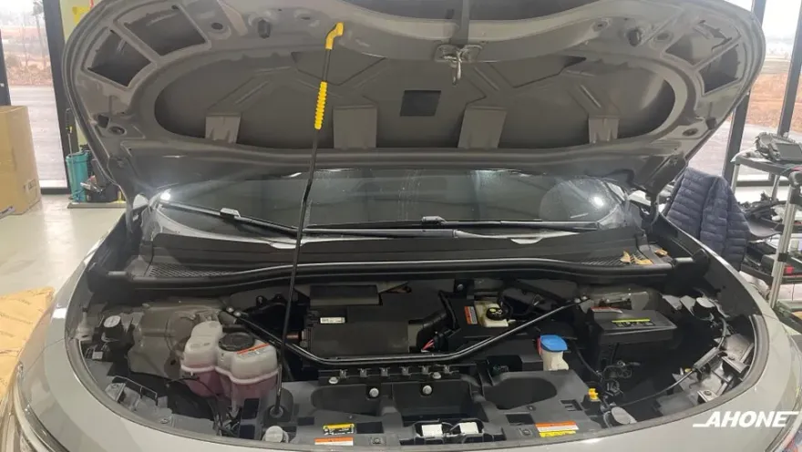 Volkswagen ID.4 oem options - Volkswagen ID.4 OEM Options Review: Hood Struts & Washer Cap photo 3