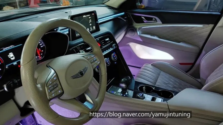 Genesis G70 ambient lighting - Genesis G70 Ambient Lighting Review — Cost & Results photo 5