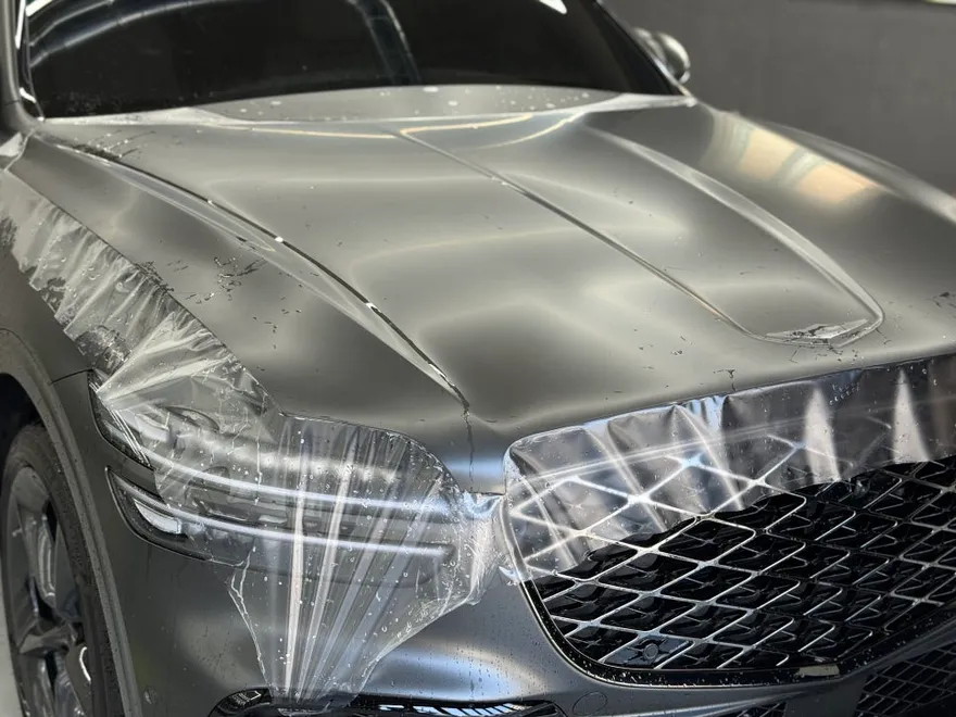 Genesis GV70の無光PPF施工事例|費用目安と仕上がり 施工写真 2-1