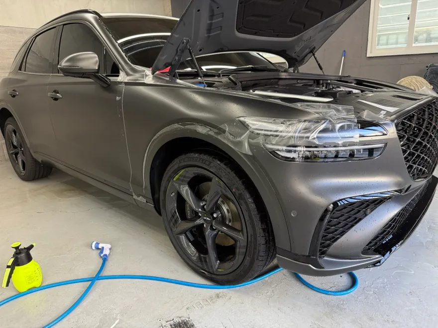 Genesis GV70の無光PPF施工事例|費用目安と仕上がり 施工写真 2-2