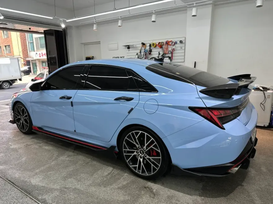 Hyundai Elantra N vinyl wrap - Hyundai Elantra N Vinyl Wrap Review — Cost & Results photo 4