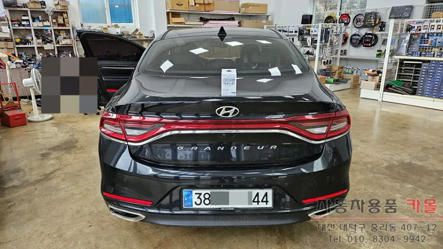 Hyundai Grandeur IG lighting upgrade installation result