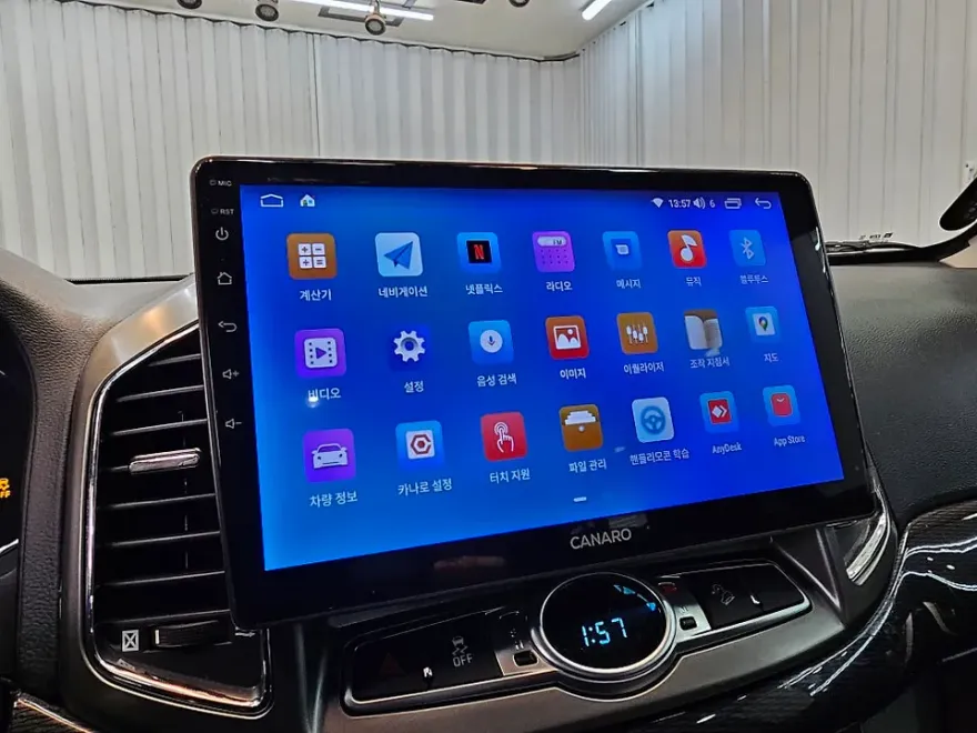 Chevrolet CaptivaのAndroid Auto・CarPlay取付事例 施工写真 4-2
