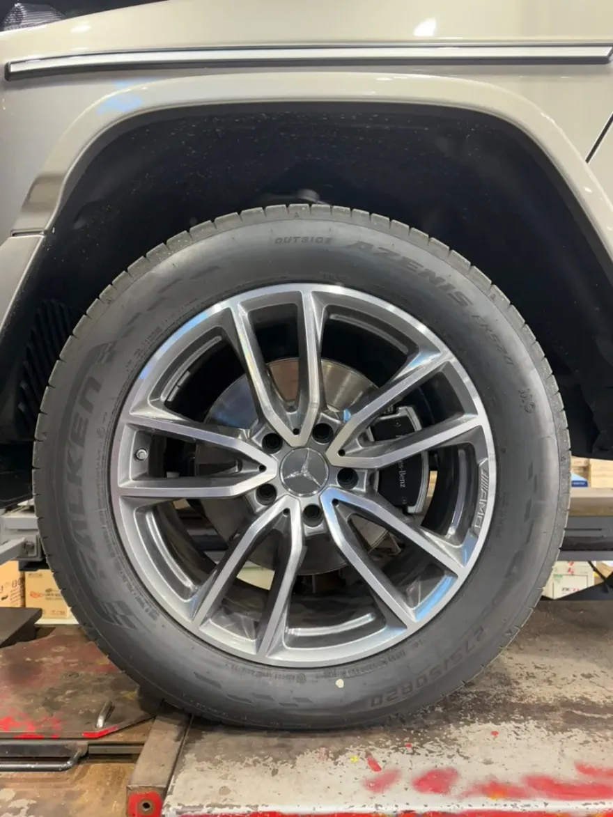 Mercedes-Benz G-Wagon wheel repair - Mercedes-Benz G-Wagon Wheel Repair & Painting Review photo 5
