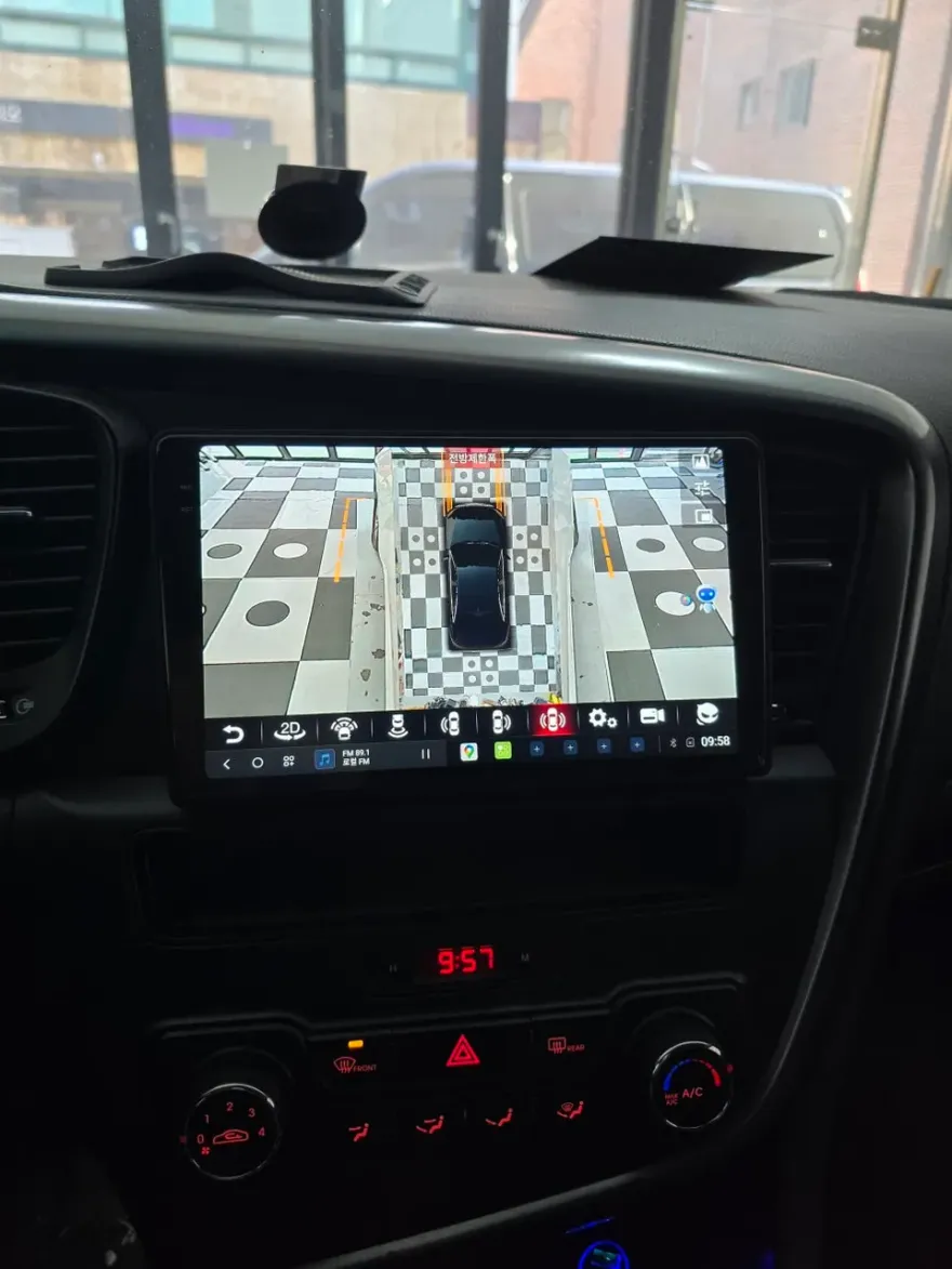 Kia K5のAndroid Auto・CarPlay取付事例 施工写真 4-2