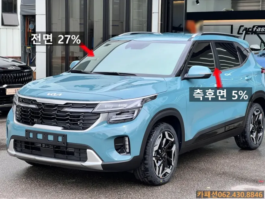 Kia Seltosのカーフィルム施工事例|費用目安・仕上がり 施工写真 2-1