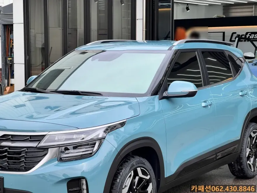 Kia Seltosのカーフィルム施工事例|費用目安・仕上がり 施工写真 3-1